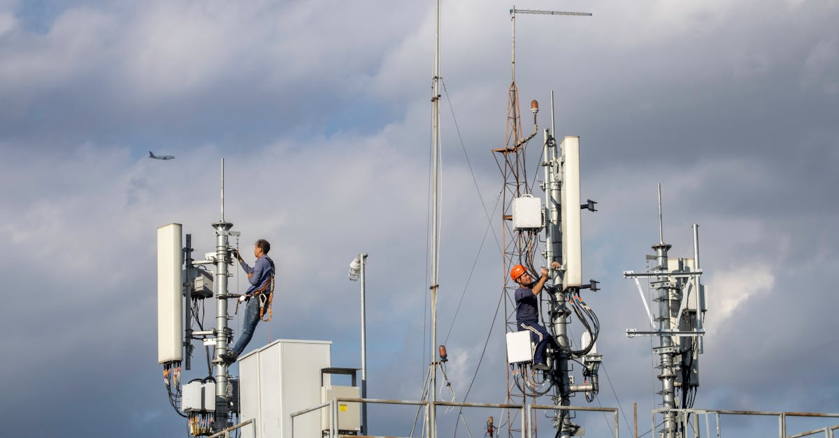 Wind Turbine Technician at work